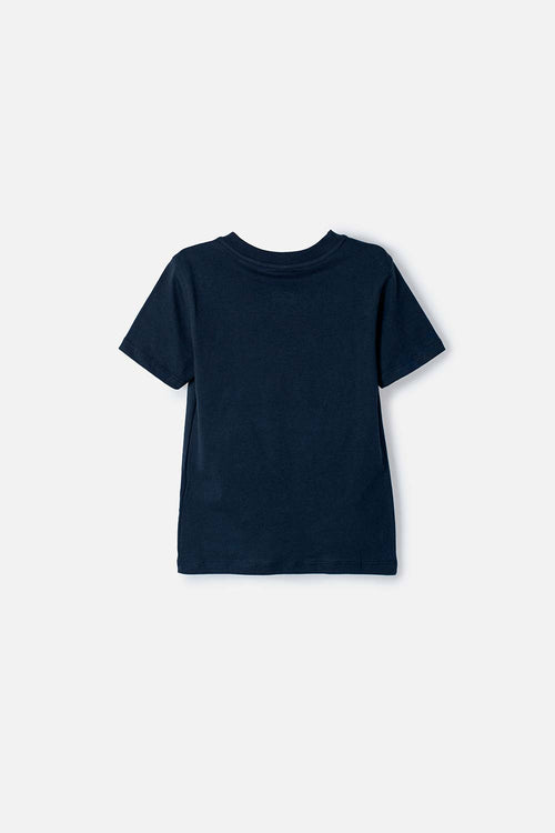 CAMISETA DE MICKEY MOUSE MANGA CORTA AZUL PARA NIÑO 2T A 6T