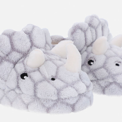 PANTUFLAS DE MIC CERRADAS GRIS  PARA NIÑO