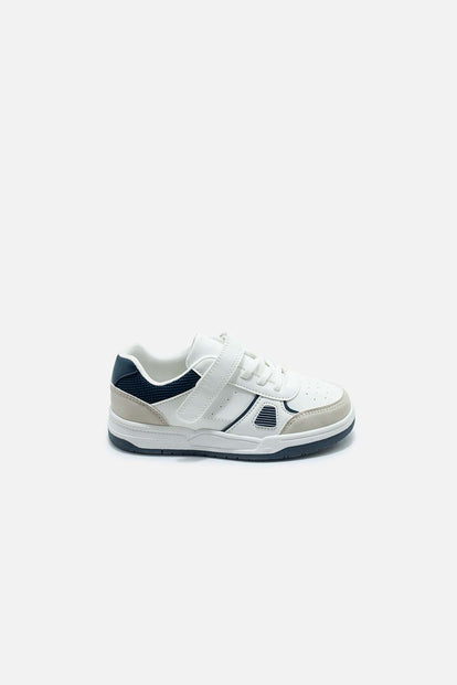 TENIS DE MIC BLANCO Y GRIS PARA NIÑO