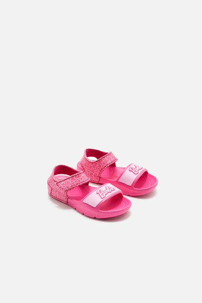 SANDALIA DE BARBIE ROSADO PARA NIÑA