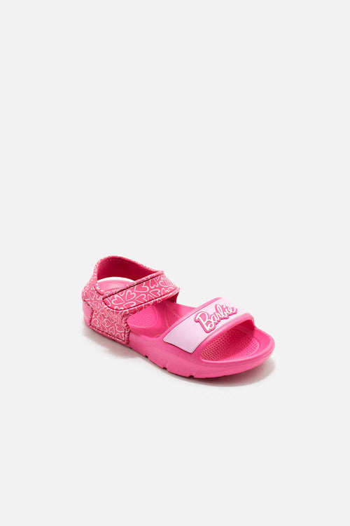 SANDALIA DE BARBIE ROSADO PARA NIÑA