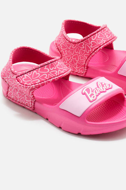 SANDALIA DE BARBIE ROSADO PARA NIÑA