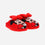 PANTUFLAS DE MINNIE MOUSE ROJAS PARA NIÑA