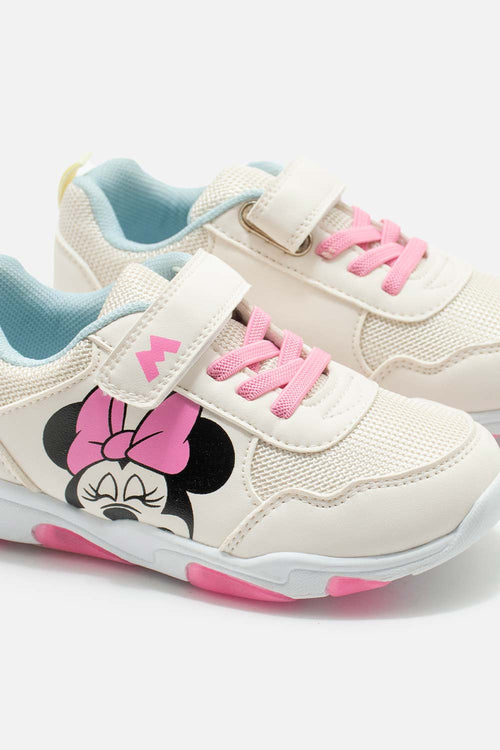 TENIS CON LUCES DE MINNIE MOUSE MULTICOLOR PARA NIÑA