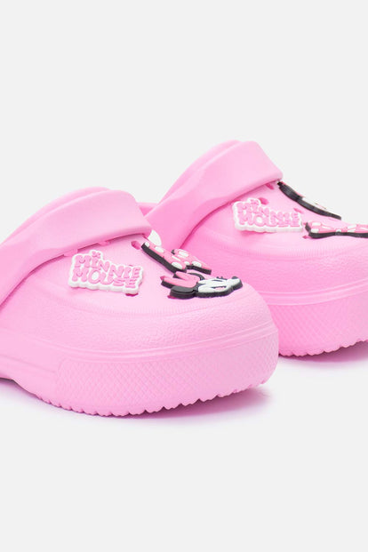 ZUECOS DE MINNIE MOUSE ROSADO PARA NIÑA