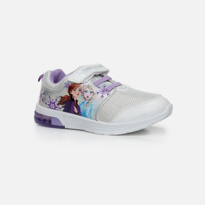 TENIS DE FROZEN CON LUCES BLANCOS  PARA NIÑA