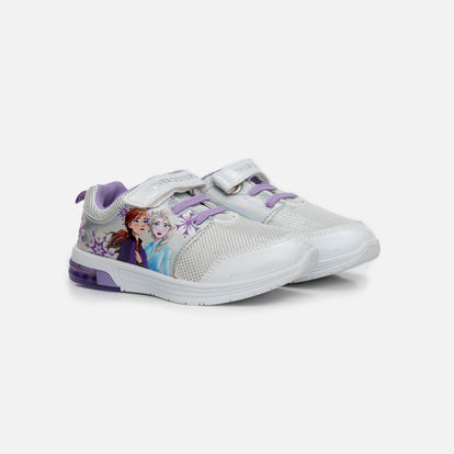  TENIS DE FROZEN CON LUCES BLANCOS  PARA NIÑA