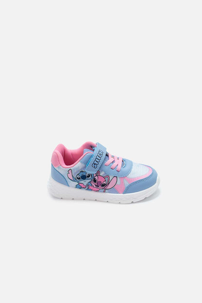 TENIS DE STITCH ROSADOS Y AZULES PARA NIÑA