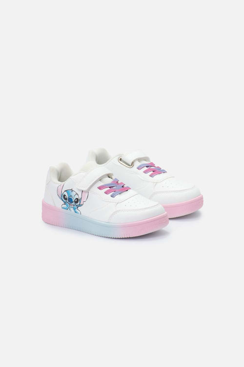 TENIS CON LUCES DE STITCH MULTICOLOR PARA NIÑA