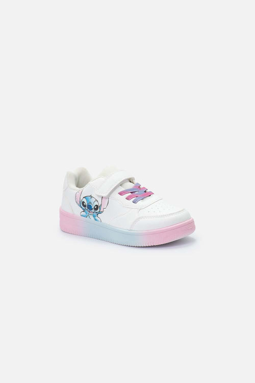 TENIS CON LUCES DE STITCH MULTICOLOR PARA NIÑA