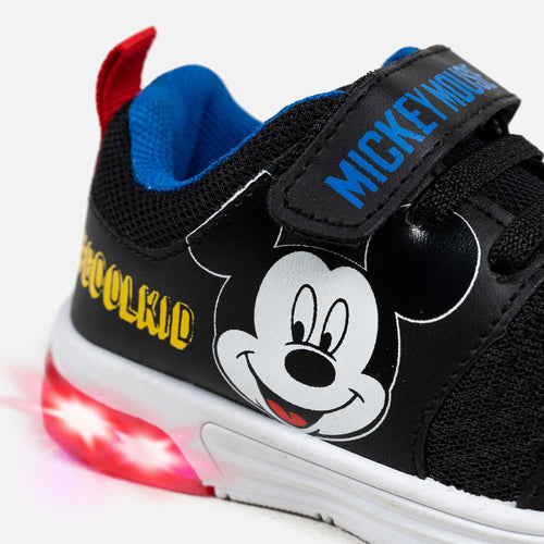 Card slide image -  TENIS DE MICKEY MOUSE CON LUCES NEGROS PARA NIÑO
