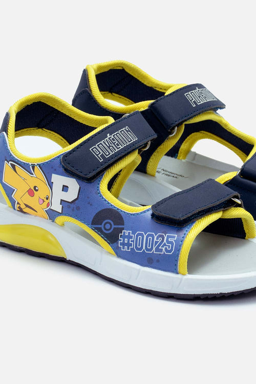 SANDALIAS DE POKEMON MULTICOLOR PARA NIÑO