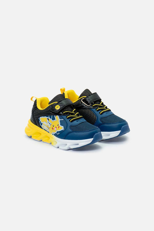TENIS CON LUCES DE POKEMON MULTICOLOR PARA NIÑO