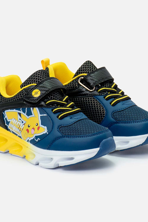 TENIS CON LUCES DE POKEMON MULTICOLOR PARA NIÑO