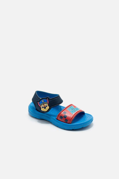 SANDALIAS DE PAW PATROL AZUL Y ROJO PARA NIÑO