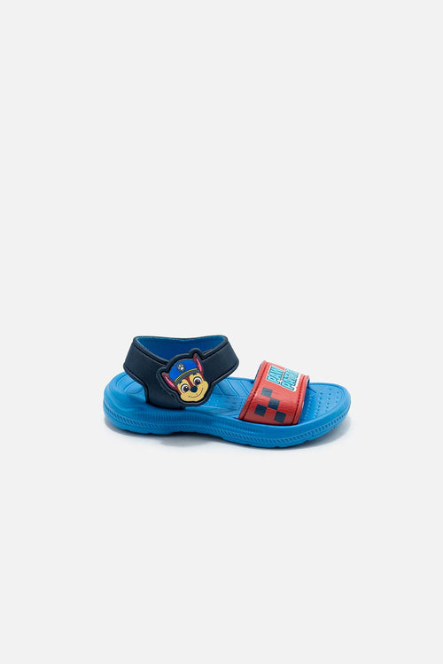 SANDALIAS DE PAW PATROL AZUL Y ROJO PARA NIÑO