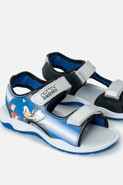  SANDALIA DE SONIC MULTICOLOR PARA NIÑO
