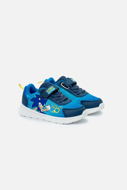 TENIS CON LUCES DE SONIC MULTICOLOR PARA NIÑO