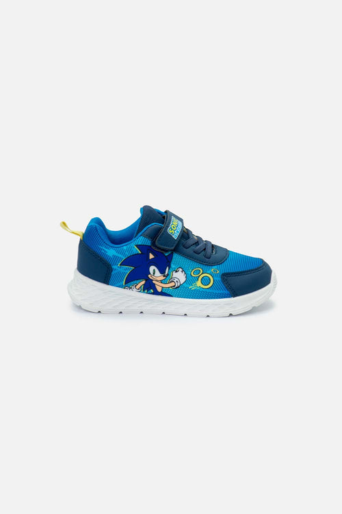 TENIS CON LUCES DE SONIC MULTICOLOR PARA NIÑO