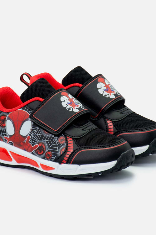 TENIS CON LUCES DE SPIDER-MAN MULTICOLOR PARA NIÑO