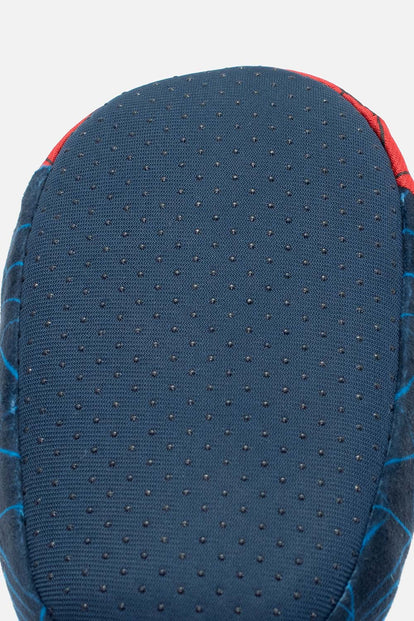 PANTUFLAS DE SPIDER-MAN CERRADAS ROJO Y AZUL PARA NIÑO