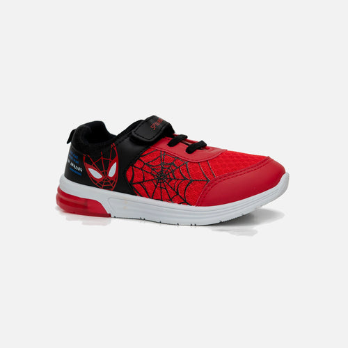 TENIS CON LUCES PARA NIÑO, ROJOS DE SPIDER-MAN