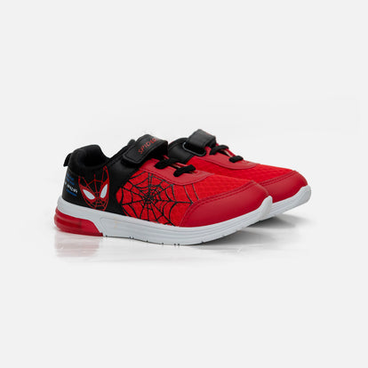 TENIS CON LUCES PARA NIÑO, ROJOS DE SPIDER-MAN