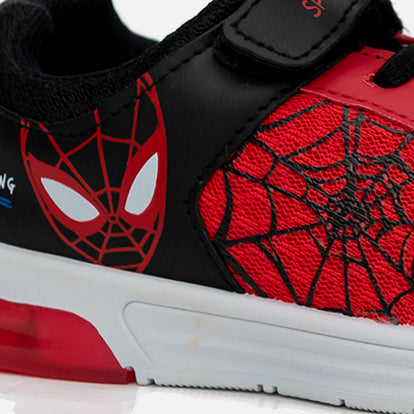 TENIS CON LUCES PARA NIÑO, ROJOS DE SPIDER-MAN