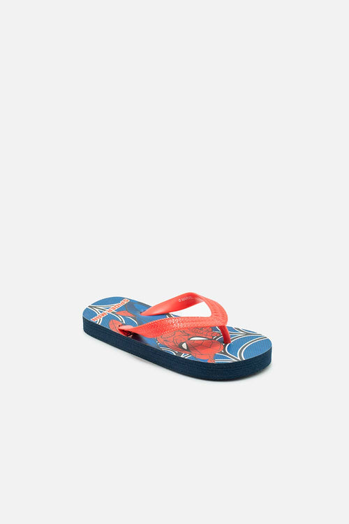 SANDALIA DE SPIDER-MAN ROJO Y AZUL PARA NIÑO