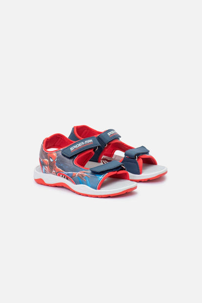 SANDALIAS CON LUCES DE SPIDER-MAN MULTICOLOR PARA NIÑO