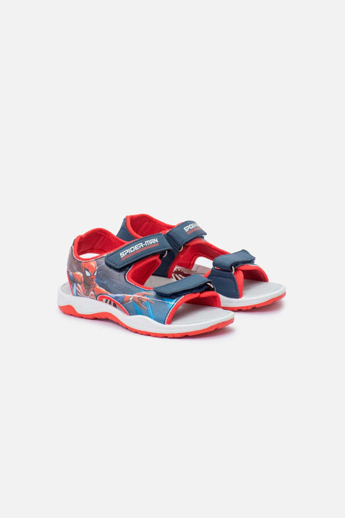 SANDALIAS CON LUCES DE SPIDER-MAN MULTICOLOR PARA NIÑO