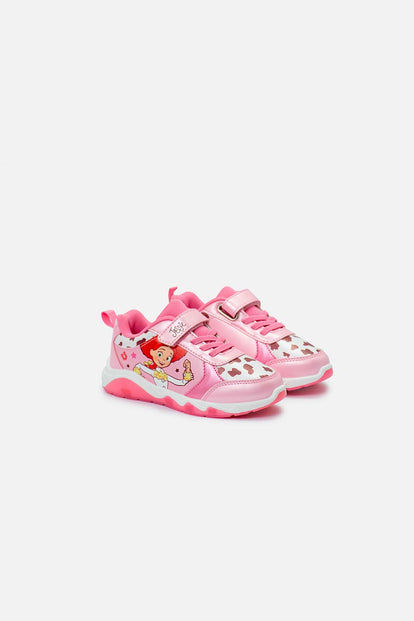 TENIS CON LUCES TOY STORY ROSADO PARA NIÑA