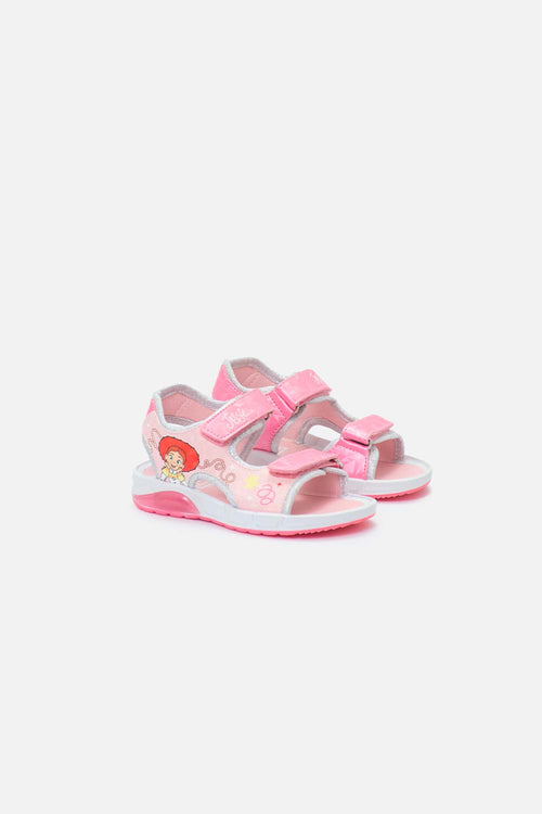 SANDALIAS TOY STORY ROSADO PARA NIÑA
