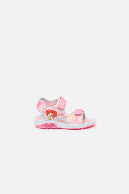 SANDALIAS TOY STORY ROSADO PARA NIÑA