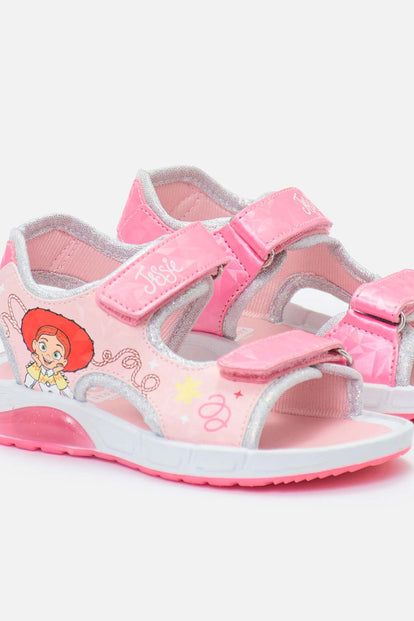 SANDALIAS TOY STORY ROSADO PARA NIÑA