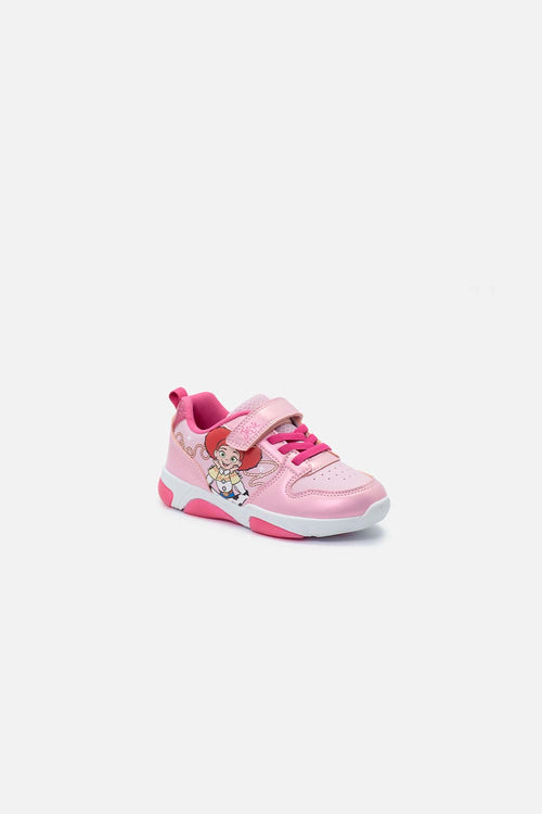 TENIS CON LUCES TOY STORY ROSADO PARA NIÑA