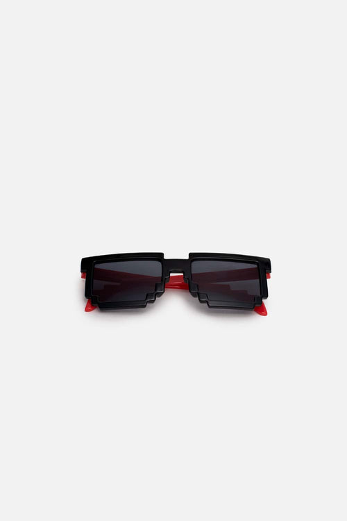 GAFAS DE SOL DE MIC NEGRO Y ROJO PARA NIÑO