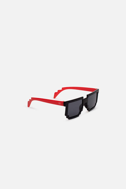 GAFAS DE SOL DE MIC NEGRO Y ROJO PARA NIÑO